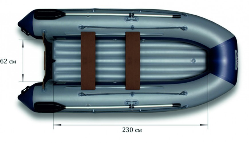 Моторная надувная лодка «ФЛАГМАН - 330U»
