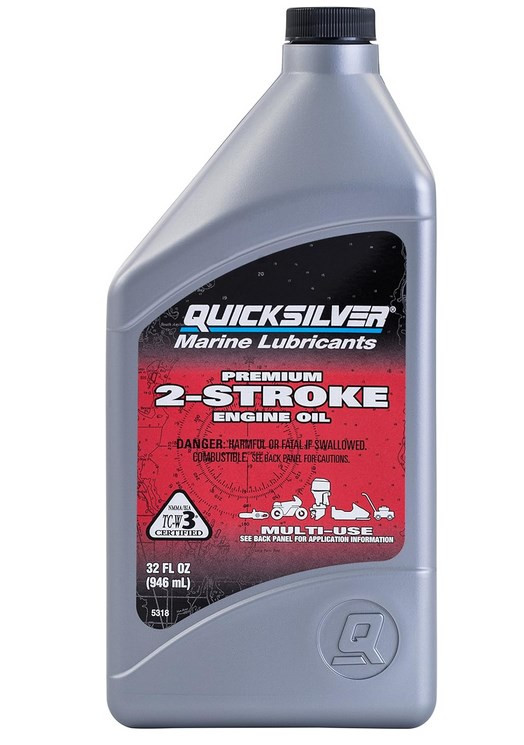 МАСЛО 2-Х ТАКТНОЕ QUICKSILVER PREMIUM TC-W3 (1л)