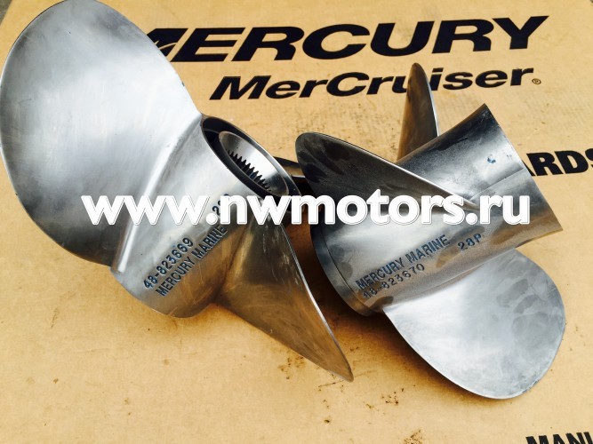 Комплект гребных винтов Mercury MerCuiser Bravo 3 28 шаг, Б/У