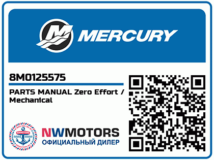 PARTS MANUAL Zero Effort / Mechanical Аватар