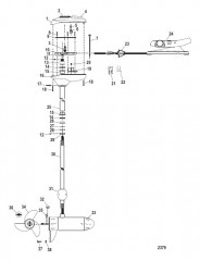 Двигатель для тралового лова в сборе (Модель SW82FBD / SW82FBV) (24 В)