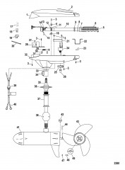 Двигатель для тралового лова в сборе (Модель SW82HBD / SW82HBV) (24 В)