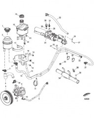 Система рулевого управления и бачок смазки привода