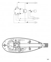 Схема электрических подключений (Модель SW54HB) (без быстроразъемного соединения)
