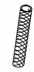 КАБЕЛЕПРОВОД (Внутренний диаметр 0.250 x общая длина 3.00 фт.) 