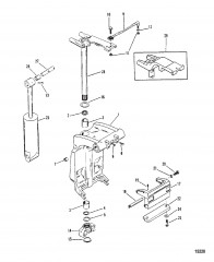 Шарнирный кронштейн и рычаг рулевого механизма (Номер отливки 1499-8709C6)