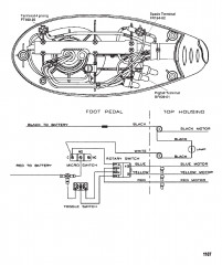 Схема электрических подключений (Модель EF54P) (12 В)