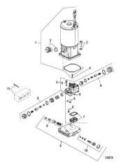 Насос/двигатель в сборе (832021A9 и 832021T9)