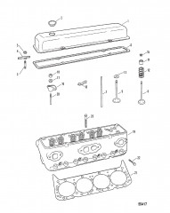 CYLINDER HEAD AND ROCKER COVER