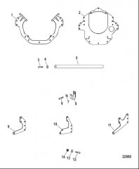 Установочные пластины (Двигатель – конструкция II)