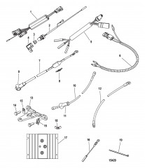 Комплект усилителя рулевого механизма вспомогательного двигателя (897478K01)