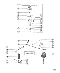 Распределитель и компоненты системы зажигания (Holley)