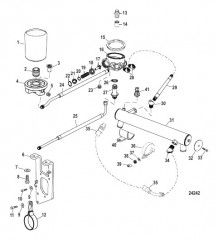 Маслоохладитель и масляный фильтр (Двигатель)