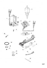 Комплект оборудования для модернизации, электродвигатель усилителя дифферента (828708A1)