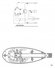 Схема электрических подключений (Модель FW54HB) (без быстроразъемного соединения)