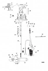 Двигатель для тралового лова в сборе (TR109FB / TR109FBD) (36 В)