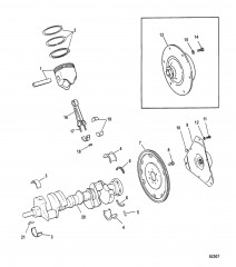 Crankshaft PISTONS AND CONNECTING RODS