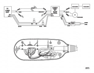 Схема электрических подключений (Модель MP6700D) (24 В)