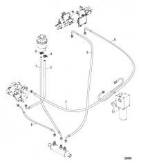 Рулевой механизм AXIUS Шланги (для фильтра в.д.), 1A347685 и выше, Gen I