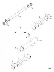Выхлопная труба QSC, конструкция I, 5